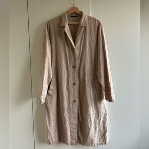 Uniqlo Linen Duster Jacket